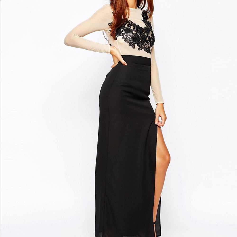NWT Long Formal Black Maxi Dress | Wedding | Party